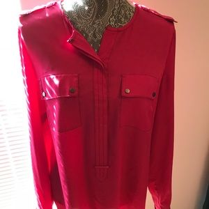 Ann Taylor pink blouse
